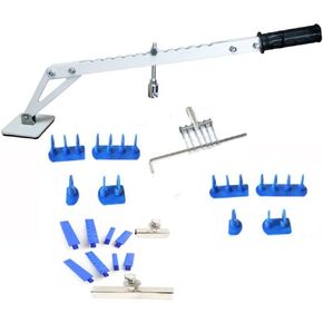 دنت سحب رافعة بار 6 مخلب هوك دنت مجتذب ساق واحدة رافع المحمولة دنت سحب بار سبائك الألومنيوم لإصلاح دنت السيارة (21) in Kuwait