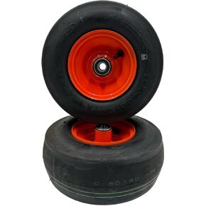 مجموعة من 2-11x4.00-5 مجموعة عجلات ناعمة - متوافقة مع Kubota ZG124E والمزيد in Kuwait