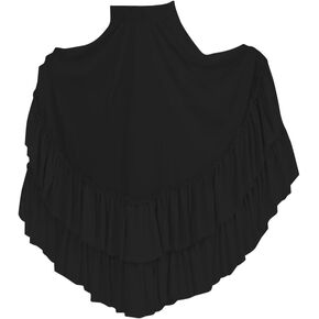 Basic Moves Girls Double Ruffle Flamenco Polyester Skirt in Saudi Arabia