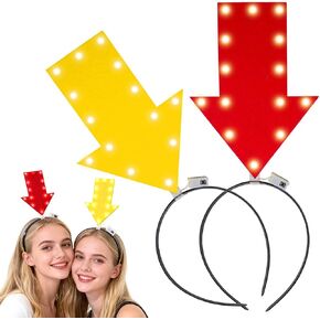 Simple polymer Arrow Headband Symbol Hairbands Party Festival Parade Concert Support Group Headband in Saudi Arabia