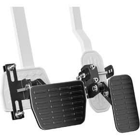 Gas and Brake Pedal Extenders for Short Drivers - Adjustable Length & Angle, Anti-Slip Metal Construction, Compatible with Cars, Go Karts & Ride-On Toys, Easy Installation & Universal Fit in Saudi Arabia