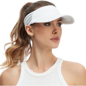 واقي شمس رياضي للنساء والرجال، قبعات صيفية قابلة للتمدد، قبعة نسائية على شكل ذيل حصان للجولف والجري وتنس الشاطئ in Kuwait