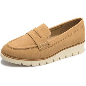 أحذية BENEKER النسائية المريحة سهلة الارتداء كاجوال من جلد البولي يوريثان والجلد السويدي أحذية عمل مسطحة للمكتب والعمل والسفر والارتداء اليومي in Kuwait