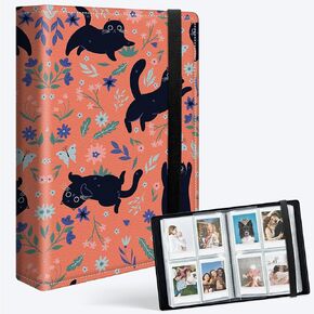 Small Photo Album for 2x3 Photos, Holds 256 Pictures Mini Pocket Photo Book for Fujifilm Instax Mini 12 11 9 40 90 8 7 Evo LiPlay Instant, Flowers Bookshelf Library in Kuwait