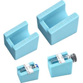 عبوتان من أداة توزيع ملصقات قارورة الببتيد لقوارير 2 مل/3 مل و5 مل/10 مل، أداة محاذاة الملصقات المحمولة لتوفير الوقت للمختبر والتنظيم المنزلي (لا تتضمن قوارير وملصق) in Kuwait