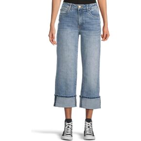 KUT from The Kloth Womens Petite Sienna High Rise Straight Leg-roll Up 5" in Kuwait