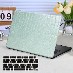 حافظة Funut لجهاز Crocodile MacBook Pro مقاس 13 بوصة إصدار 2025-2016 M2 M1 A2338 A2289 A2251 A2159 A1989 A1706 مع شريط لمس، حافظة جلدية للكمبيوتر المحمول وغطاء لوحة مفاتيح، أحمر تمساح in Kuwait