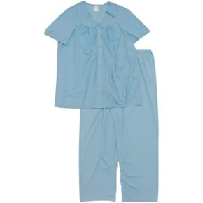 Lissome Lounge Womens Baby Blue Silky Soft Semi-Sheer Pajamas Sleep Set 2X in Saudi Arabia