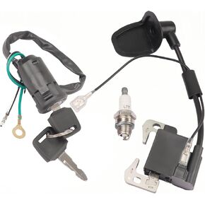 ملف الإشعال شرارة التوصيل L7T طقم مفتاح الإشعال لـ 43cc 47cc 49cc 2-السكتة الدماغية محرك صغير دراجة جيب دراجة ATV رباعية سكوتر الترابية دراجة حفرة دراجة الذهاب كارت مينيموتو المروحية دراجة الأطفال in Kuwait