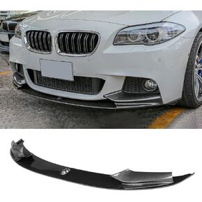Front Bumper Lip Compatibility with 2011-2016 F10 528i 535i 550i 5 Series M Sport M Tech Style Front Splitter Bumper Chin Lip Carbon Fiber Style in Kuwait