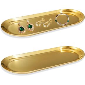 صينية عطر من الستانلس ستيل، ذهبي، 12 بوصة - عبوتان in Kuwait