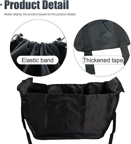 Car Seat Organizer, Oxford Cloth Backseat Car Storage Bag with Drawstrings, Large Capacity Passenger Seat Organizer, Hammock Foldable Hanging Travel Bag for Road Trip (1PC) in Saudi Arabia