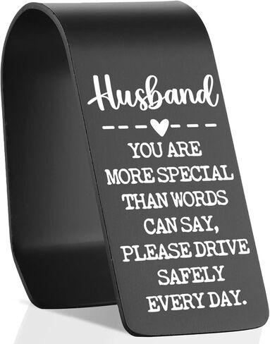 مشبك قناع السيارة الآمن للقيادة من Son، أنت أكثر خصوصية من الكلمات التي يمكن أن تقولها تذكير الملاك المنقوش، هدية الملاك الحارس المسيحي من الأم والأب، ملحق السيارة الديني YZY9 in Kuwait