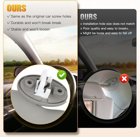 Left & Right Sides Sun Visor with Sunroof Fit for 2008 2009 2010 2011 2012 2013 for Toyota Highlander Gray Sunvisor Replace 74320-48500-B0,74320-0E050-B0,74320-0E051-B0,74310-48520-B0,74320-48490-B0 in Saudi Arabia