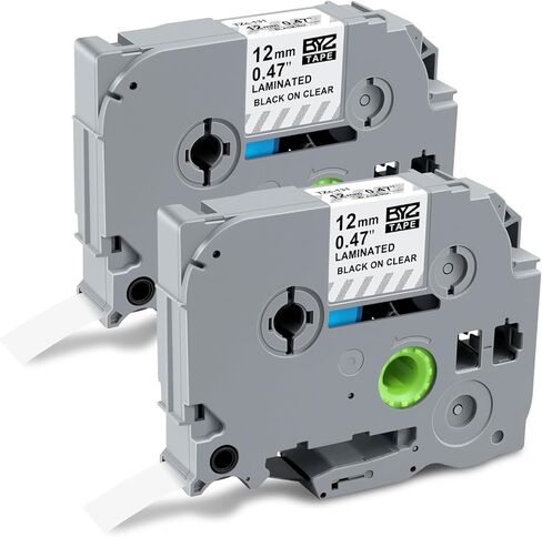 متوافق مع شريط P Touch الأزرق TZe-531 TZe531 مصفح 12 مم 0.47 شريط أزرق يعمل لـ Brother PT-D200 PT-D450، 1/2 بوصة × 26.2 قدم، 3 عبوات in Saudi Arabia