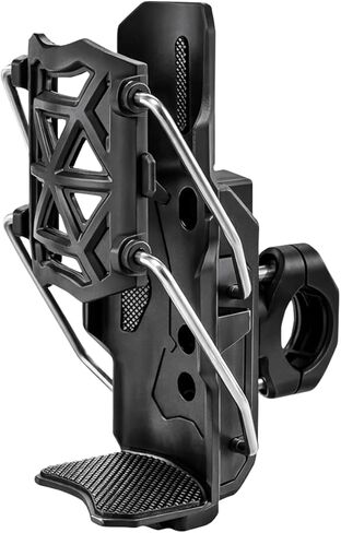 Adjustable Bike & Motorcycle Drink Holder – Rotating Handlebar Cup Mount for Bicycle, Scooter, ATV & Marine Use, Secure Grip Design (Black A) in Kuwait