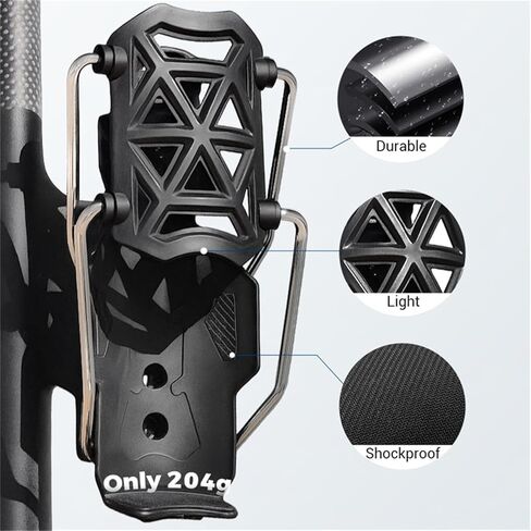 Adjustable Bike & Motorcycle Drink Holder – Rotating Handlebar Cup Mount for Bicycle, Scooter, ATV & Marine Use, Secure Grip Design (Black A) in Saudi Arabia