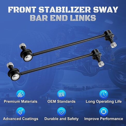 K750094 K750095 Front Sway Bar Stabilizer End Links Compatible with 2007-2021 Nissan Altima Maxima Murano Pathfinder Quest Rogue 2008 2009 2010 2011 2012 2013 2014 2015 2016 2017 2018 2019 2020 in Saudi Arabia