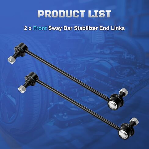 K750094 K750095 Front Sway Bar Stabilizer End Links Compatible with 2007-2021 Nissan Altima Maxima Murano Pathfinder Quest Rogue 2008 2009 2010 2011 2012 2013 2014 2015 2016 2017 2018 2019 2020 in Saudi Arabia