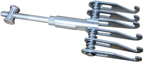 دنت سحب رافعة بار 6 مخلب هوك دنت مجتذب ساق واحدة رافع المحمولة دنت سحب بار سبائك الألومنيوم لإصلاح دنت السيارة (21) in Kuwait