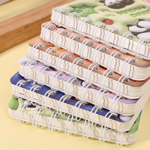 2pcs/set Random Capybara/Astronaut Spiral A7 Notebook Portable Diary Plan Mini Notebook Student Stationery Gift (2Pcs #A Random) in Saudi Arabia