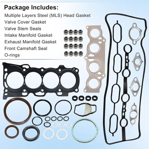 HS26232PT Cylinder Engine Head Gasket Set Replacement kit for 2.4L 16v DOHC 2AZFE Fit for Toyota Camry Highlander RAV4 Scion TC for Lexus HS250H Solara Scion Replace HSTO058 ES71183 in Saudi Arabia