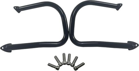 Rear Engine Protect Guard Highway Crash Bars Saddlebag Crash Bars Fit for Indian Chief Springfield Vintage Chieftain Dark Horse Roadmaster 2015-2024 (Black) in Saudi Arabia
