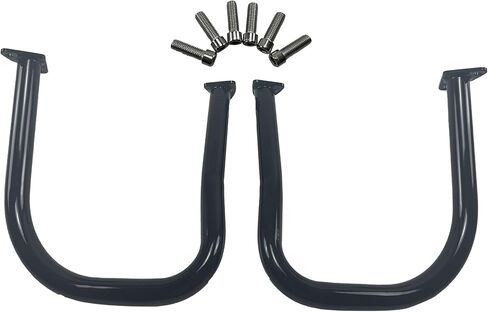 Rear Engine Protect Guard Highway Crash Bars Saddlebag Crash Bars Fit for Indian Chief Springfield Vintage Chieftain Dark Horse Roadmaster 2015-2024 (Black) in Saudi Arabia