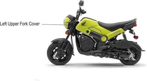 Left Upper Fork Cover Compatible with 2022-2025 Honda Navi Nva110B, OEM 61340-K74-A00 in Saudi Arabia