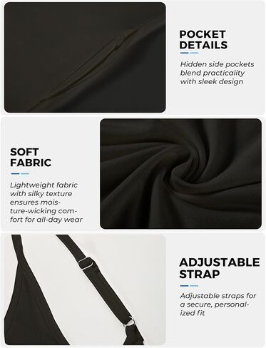 Womens Swimsuit Cover Up Summer Spaghetti Strap Casual Bathing Suit, Sleeveless Beach Sundresses Dress with Pokets in Saudi Arabia