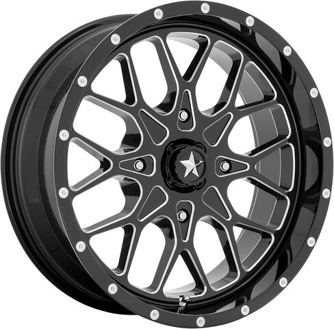 عجلات الطرق الوعرة من ام اس ايه MA45 15X7 4X137 G-BLK مطحنة 10 ملم - M45-05737M in Kuwait