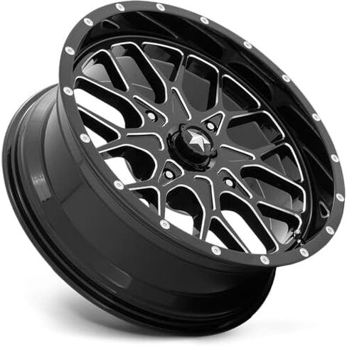عجلات الطرق الوعرة من ام اس ايه MA45 15X7 4X137 G-BLK مطحنة 10 ملم - M45-05737M in Kuwait
