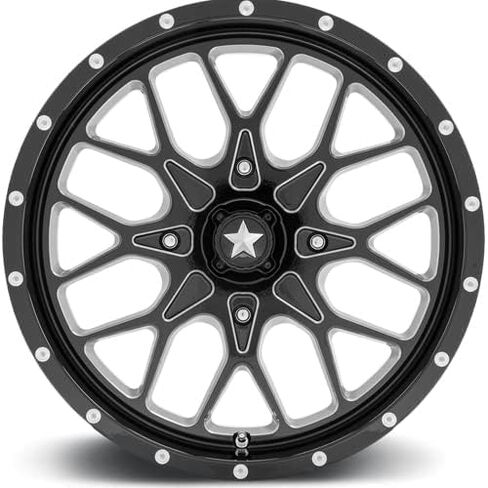 عجلات الطرق الوعرة من ام اس ايه MA45 15X7 4X137 G-BLK مطحنة 10 ملم - M45-05737M in Kuwait