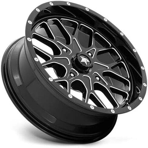 عجلات الطرق الوعرة من ام اس ايه MA45 15X7 4X137 G-BLK مطحنة 10 ملم - M45-05737M in Kuwait
