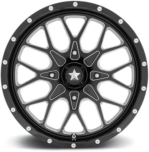 عجلات الطرق الوعرة من ام اس ايه MA45 15X7 4X137 G-BLK مطحنة 10 ملم - M45-05737M in Kuwait