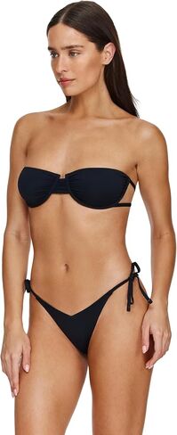 Gottex Flirtt Underwire Bandeau Bikini Top- Removable Adjustable Straps, Back Hook Closure, Bottoms Sold Separately in Saudi Arabia