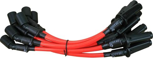 AIP Electronics Dragon Fire Race Series High Performance 10.2mm Ignition Spark Plug Wire Set Compatible with 1999-2007 Chevy and GMC LS1 VORTEC 4.8L 5.3L 6.0L OEM Fit PWGMV-DF in Saudi Arabia