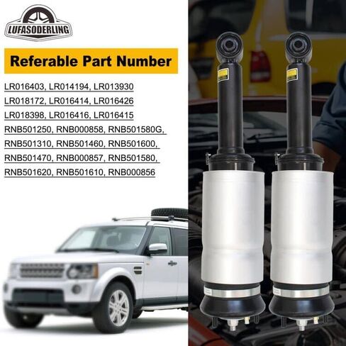 ممتص دعامة تعليق هوائي أمامي RNB501250 لسيارة Land Rover LR3 2005-2009 LR4 2010-2014 لصدمات الهواء لسيارة Range Rover Sport HSE 2006-2014 RNB501460 RNB501470 RNB501480 (قطعتان يسار ويمين) in Kuwait