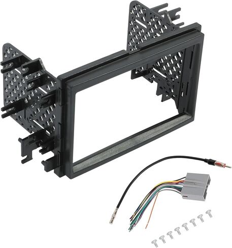 ECOTRIC Radio Stereo Double Din Installation Dash Kit w/Wire Harness Compatible with 2004-2016 Ford F150 F250 F350 F450 F550 2006-2009 Mercury Milan 2006-2008 Lincoln Mark LT in Saudi Arabia