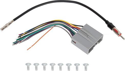 ECOTRIC Radio Stereo Double Din Installation Dash Kit w/Wire Harness Compatible with 2004-2016 Ford F150 F250 F350 F450 F550 2006-2009 Mercury Milan 2006-2008 Lincoln Mark LT in Saudi Arabia