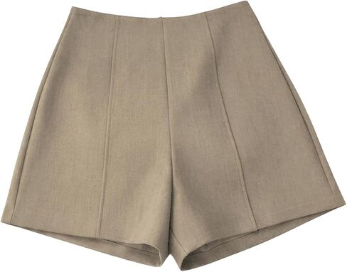SHENHE Women's High Waisted Shorts Dressy Casual Zipper Back Office Work Shorts in Saudi Arabia