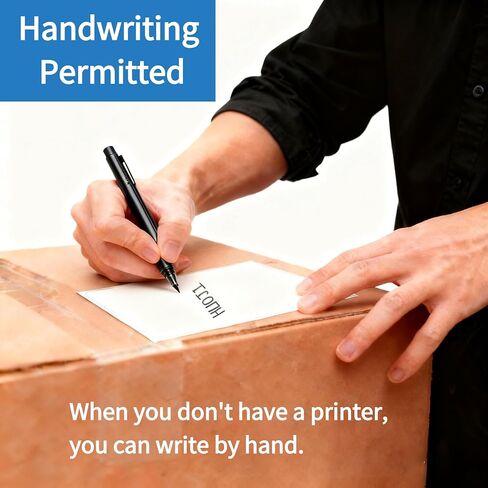 100 ملصق حراري 4x6 100/مكدس، ملصقات حرارية للشحن HUOJI مقاس 4x6 قابلة للطي متوافقة مع طابعات Rollo وZebra وMUNBYN (درجة تجارية) in Kuwait