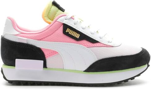PUMA Kids Girls Future Rider Bouquet Lace Up Sneakers Shoes Casual - Pink, White in Saudi Arabia