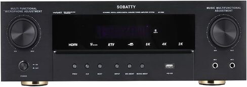 Home Audio Receivers & Amplifier HiFi Bluetooth Audio Amplifier Max 300Wx2 Wireless Bluetooth 5.0 Stereo Audio Amplifier, RMS 40Wx2 Power Amp 2 Channel Stereo Receiver for Home Theater Speaker in Saudi Arabia