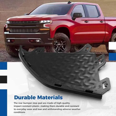 وسادة عتبة المصد الخلفي جانب الركاب 84227858 متوافقة مع GM Chevy Silverado 1500 2019-2022، وسادة عتبة الزاوية in Kuwait