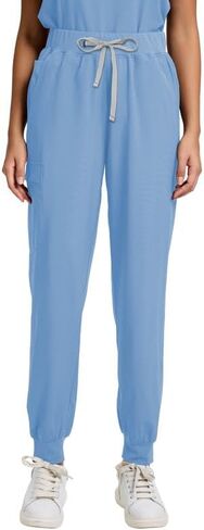 سروال فرك للنساء، جزء سفلي من القماش الناعم القابل للتمدد مع 6 جيوب in Kuwait