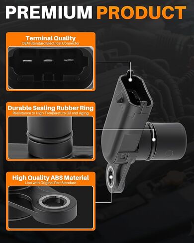 MOTOALL Camshaft Position Sensor 12615371 4Pcs Compatible with Chevy Impala Malibu Equinox Camaro Buick LaCrosse Allure Enclave GMC Terrain Acadia Canyon Replces 12684186 in Saudi Arabia