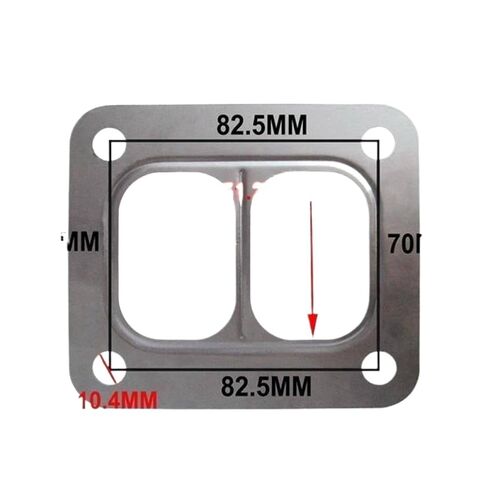 10PCS Stainless Steel 304 T4 Turbo Turbine Inlet Divided Gasket Compatible with T04 Turbo Turbo Inlet Gasket Printer Supplies for Part Number EP-CGQ15D in Saudi Arabia