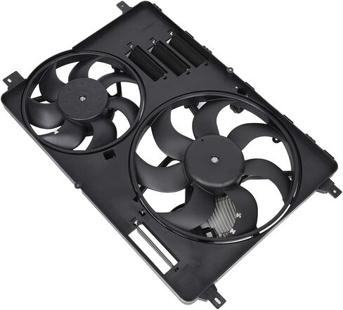 Cooling Fan Assembly Compatible with 2015-2016 for Volvo for V60 3.0L 2010-2016 for Volvo for XC60 3.0L, Black Radiator Fan Direct Fit Replacement for Engine Cooling Fan in Saudi Arabia