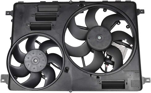 Cooling Fan Assembly Compatible with 2015-2016 for Volvo for V60 3.0L 2010-2016 for Volvo for XC60 3.0L, Black Radiator Fan Direct Fit Replacement for Engine Cooling Fan in Saudi Arabia